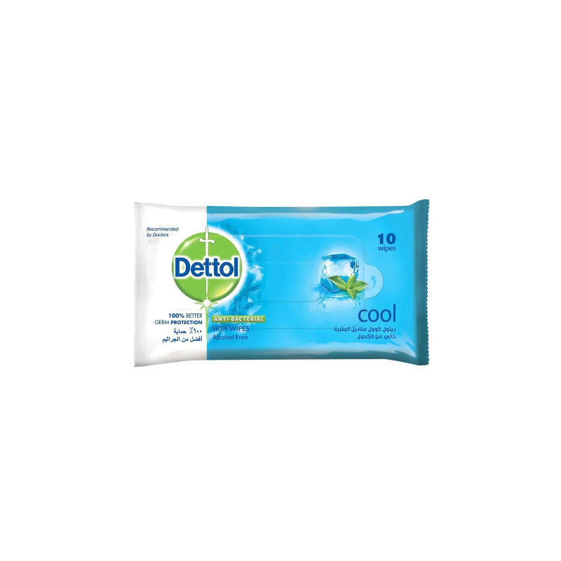Dettol Skincare Wipes Cool 10 Wipes