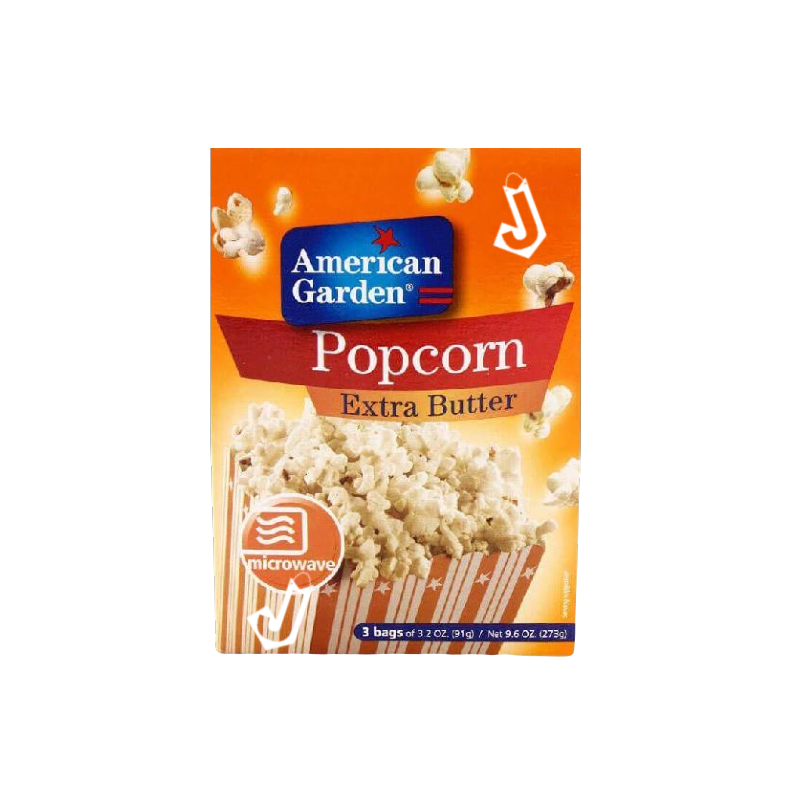 American Garden Popcorn Extra Butter 240g