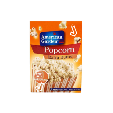 American Garden Popcorn Extra Butter 240g