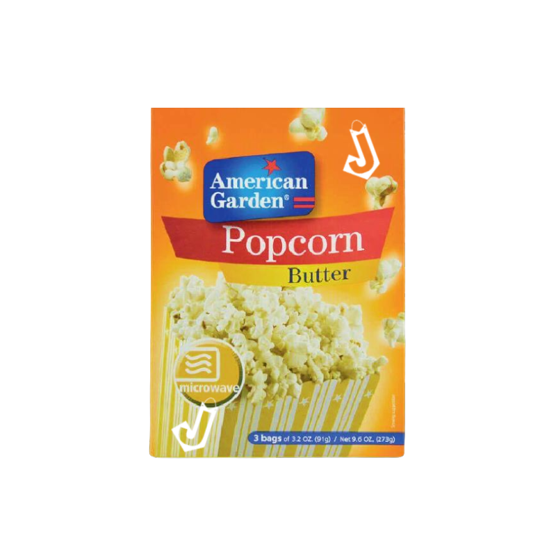 American Garden Popcorn Butter 240g