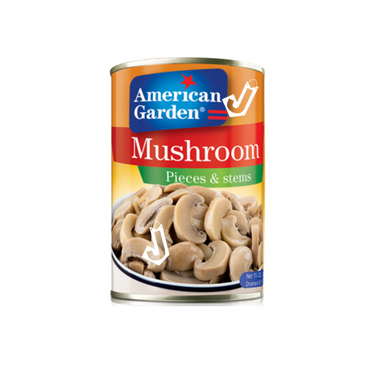 American Garden Mushroom Pieces & Stems