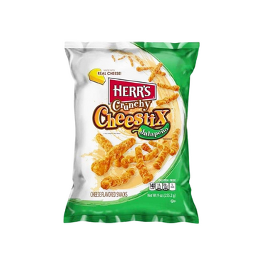 Herr's Jalapeno Crunchy Cheestix, 9.0 Ounce