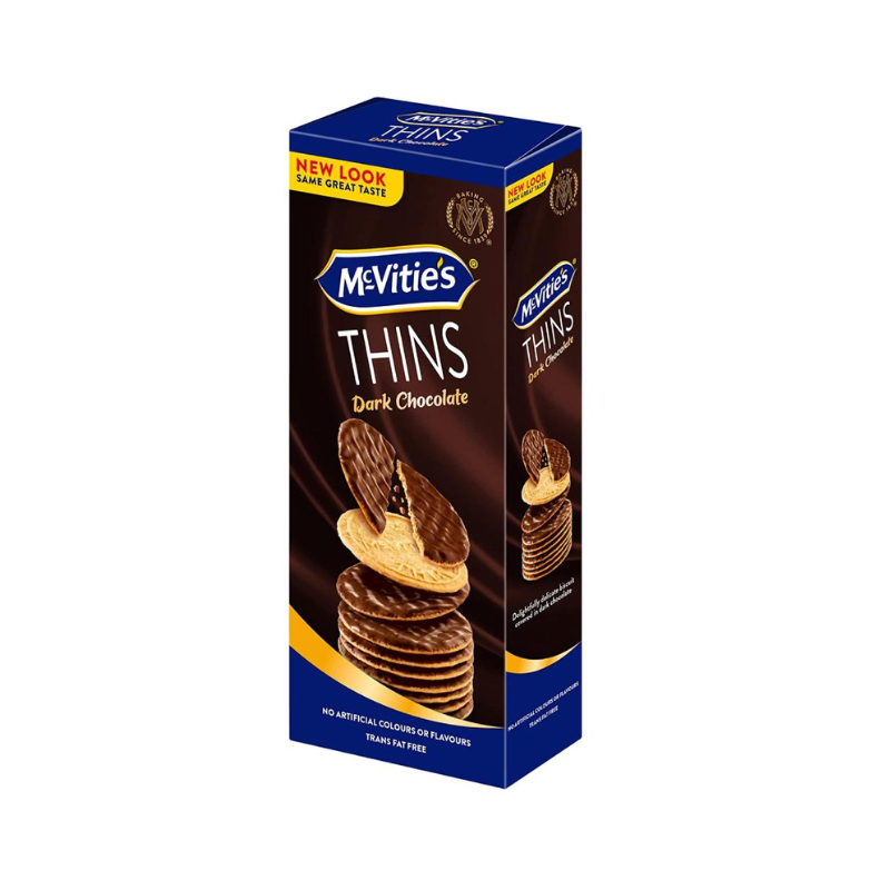 McVitie's Digestive Thins Dark Chocolate 150g