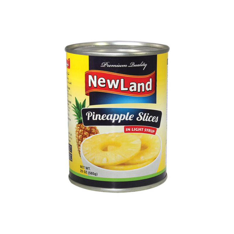 Newland Pineapple Slices in Light Syrup 565g