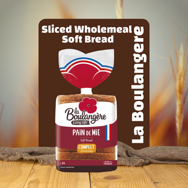 La Boulangère Sliced Wholemeal Soft Bread 550g