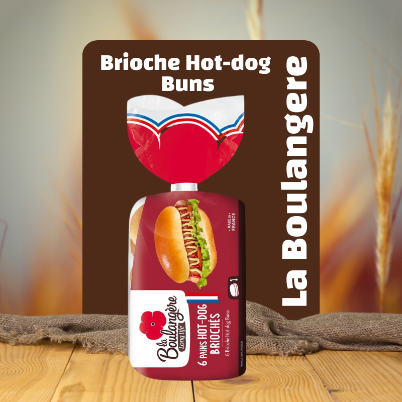 La Boulangère 6 Brioche Hot-dog Buns 270g