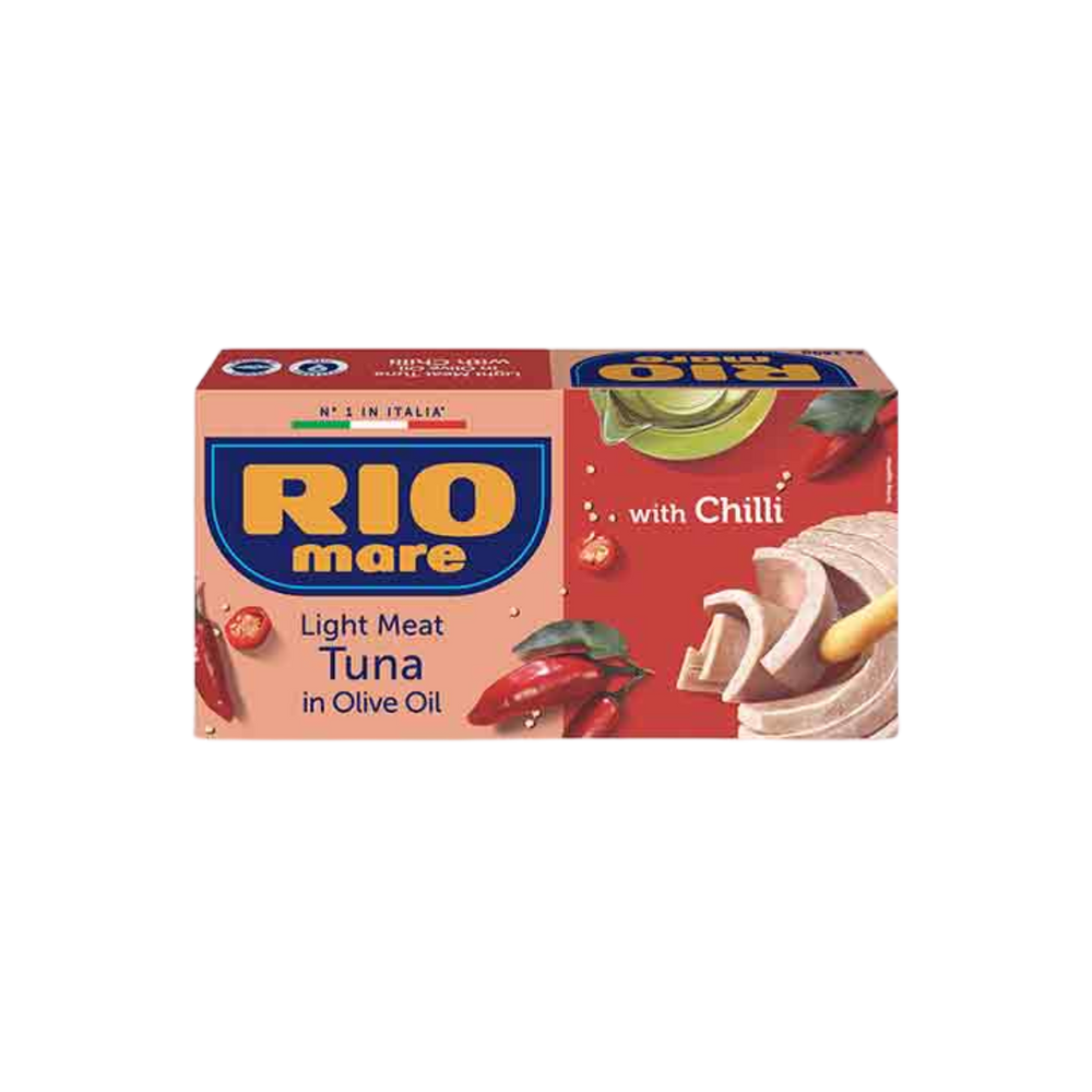 Rio Mare Light Meat Tuna With Olive Oil & Chilli 160 g