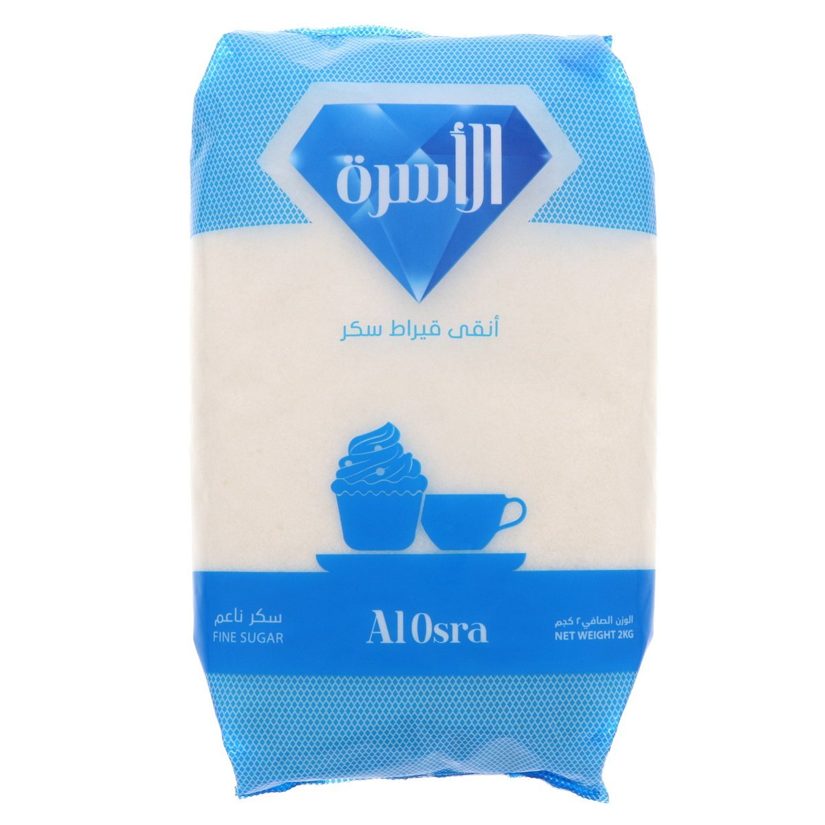 Alosra white sugar 2 kg - Jebnalak - جبنالك