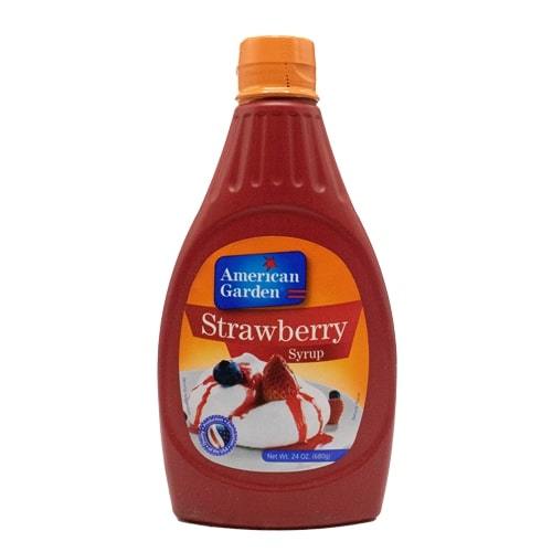 American Garden Strawberry syrup 680g - Jebnalak - جبنالك