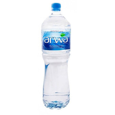 Arwa drinking water 1.5 liters - Jebnalak - جبنالك