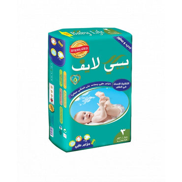 Baby Life 3 Medium 48 Diapers - Jebnalak - جبنالك