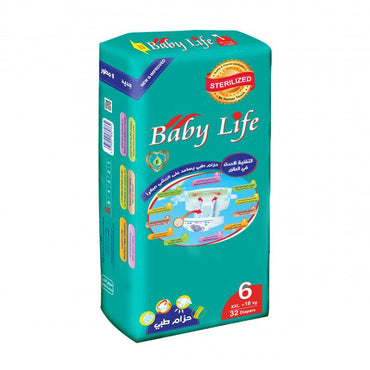 Baby Life xxl+18 KG *32 Diapers - Jebnalak - جبنالك