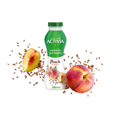Activia Peach & Grain Yogurt 180ml