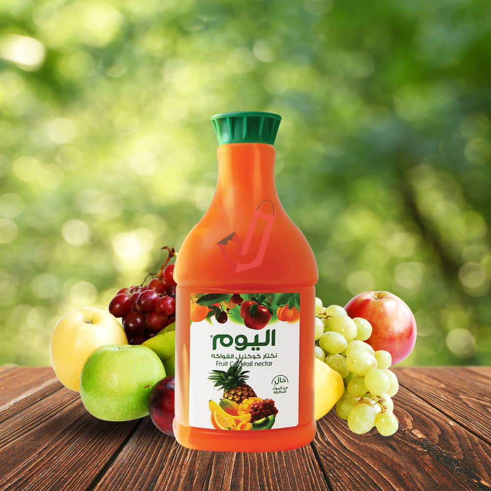 Alyoum Fresh Fruit Coctail Juice 1.7 Ltr
