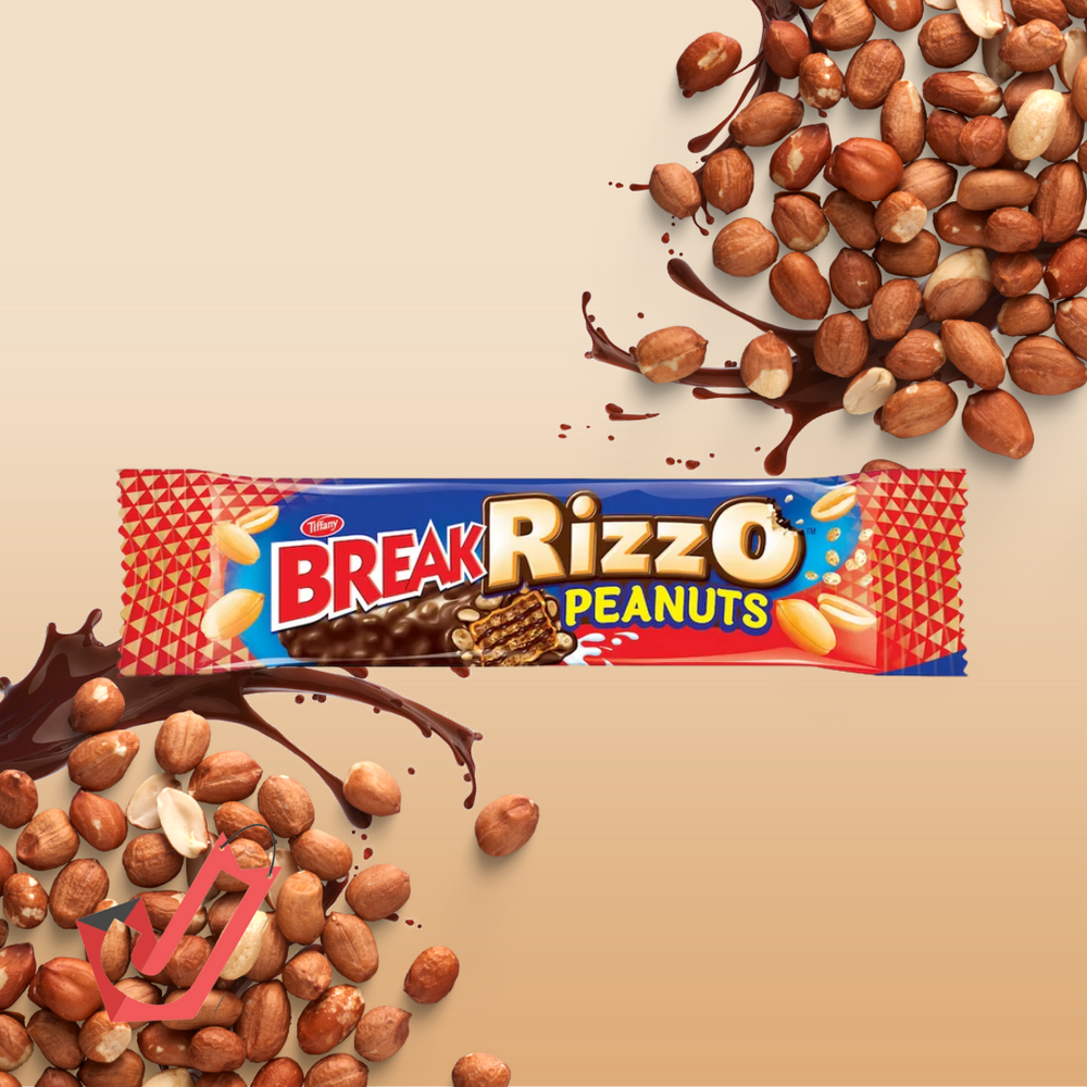 Tiffany break rizzo chocolate peanuts 20g