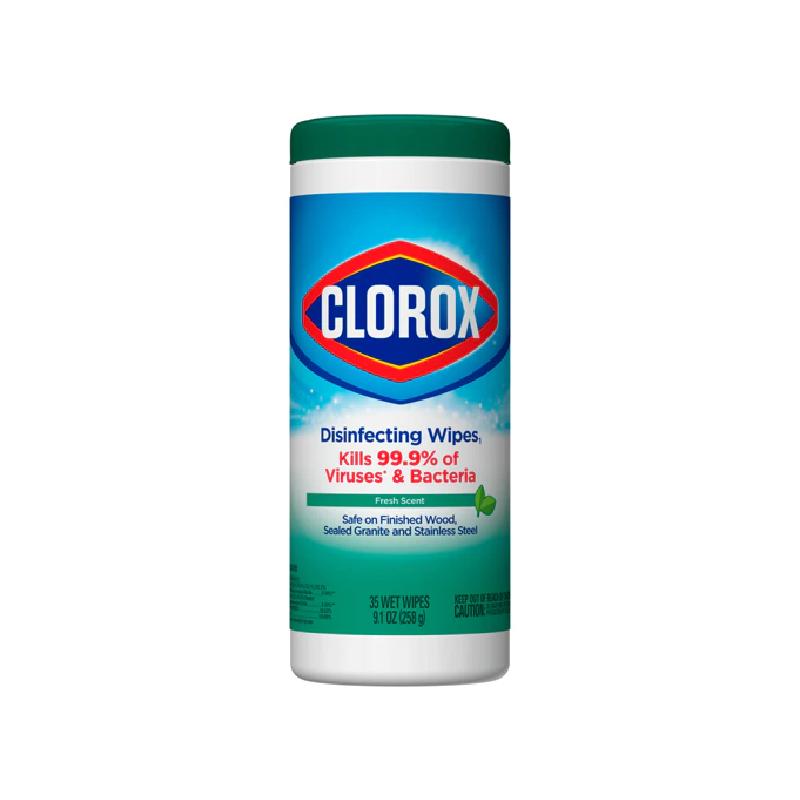 Clorox perfumed tissues 35 mint - Jebnalak - جبنالك