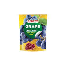 Bebeto Grape Gumy Candy 60 gr