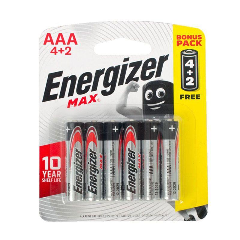 Energizer Battery max AAA (4 + 2) - Jebnalak - جبنالك
