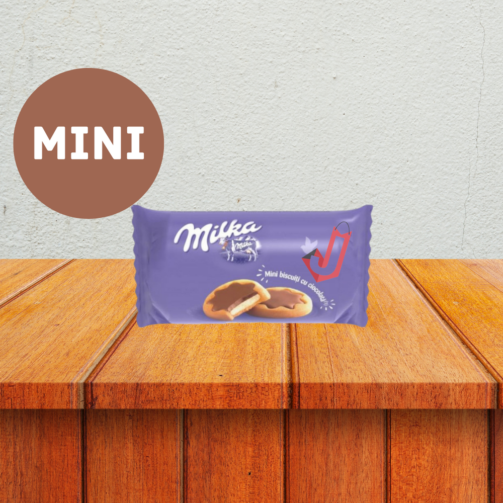 Milka mini chocolate biscuits x6 37.5 g