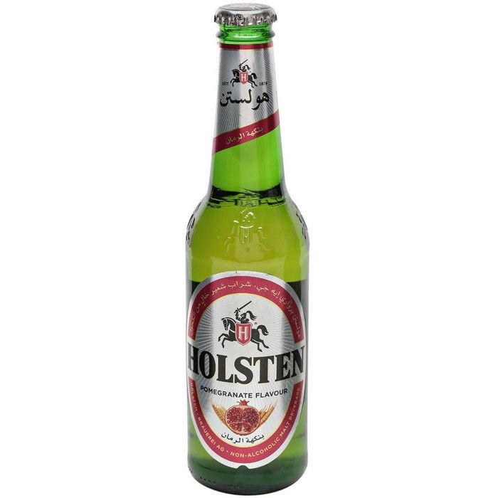 Holsten non alcoholic promegranate malt beer bottle 330 ml