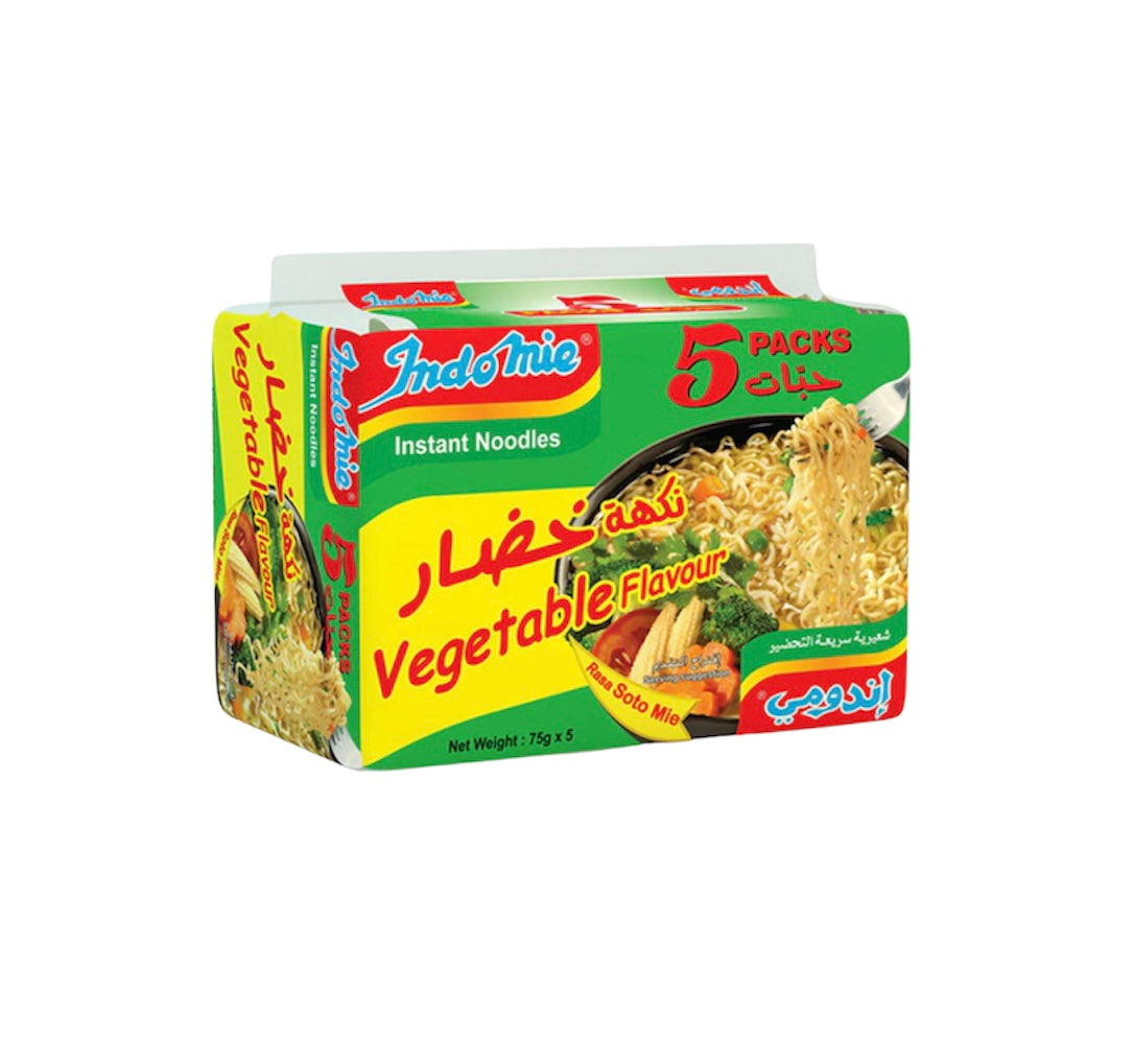 Indomie Vegetable Flavour 75g x 5 Pcs