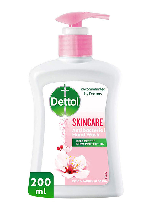 Dettol Rose& Sakura Anti Bacterial Liquid Hand Wash 200ml