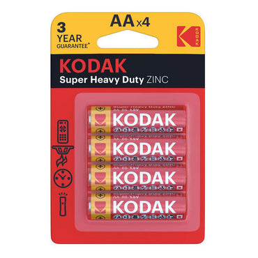 Kodak Extra Zinc Heavy Duty Battery AA (1,5V) B 4