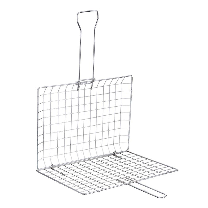Grilling Net with Handle Size Large 28X38cm