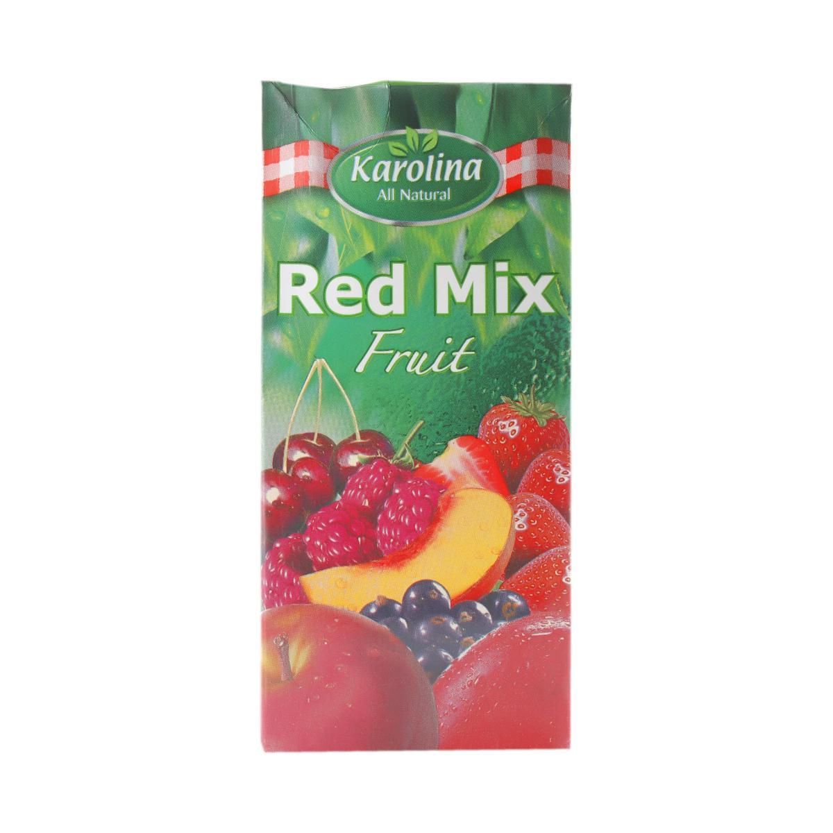 Red mixed fruit juice 1 liter - Jebnalak - جبنالك