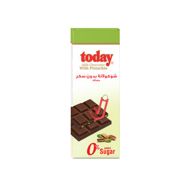 Today Milk Chocolate with Pistachios No Sugar Added 65g