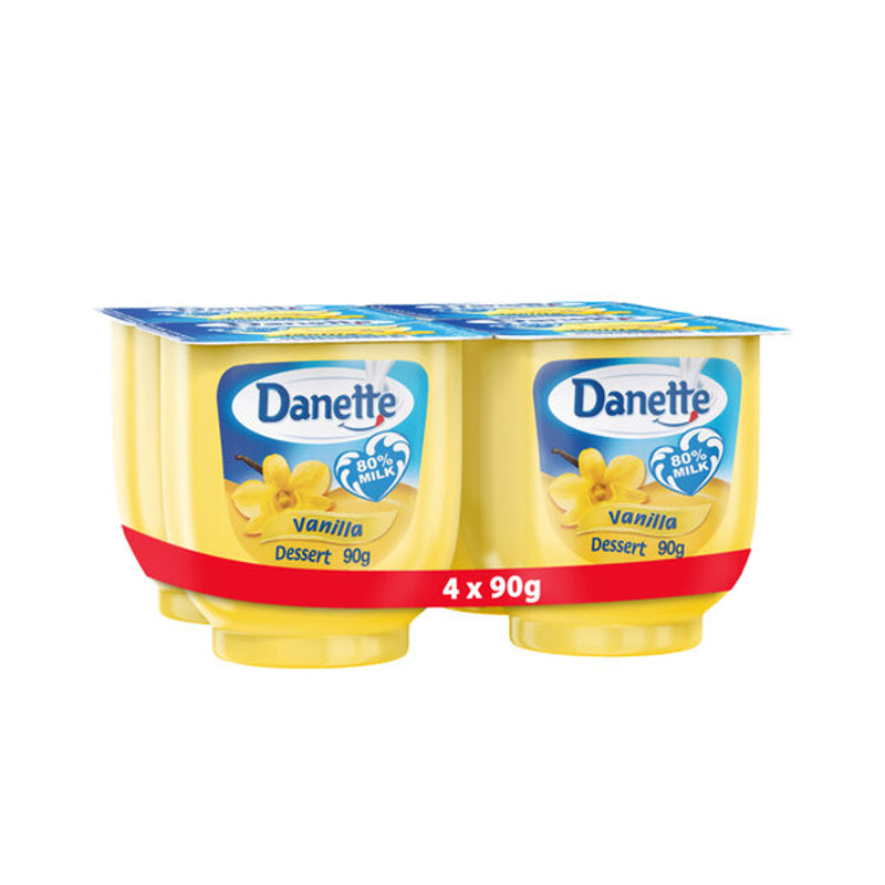Danette Vanilla Pudding 90g x 4 Pcs