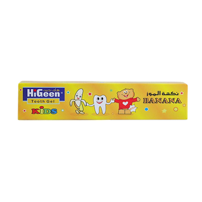 HiGeen Toothpaste for Kids Banana Flavour 65g