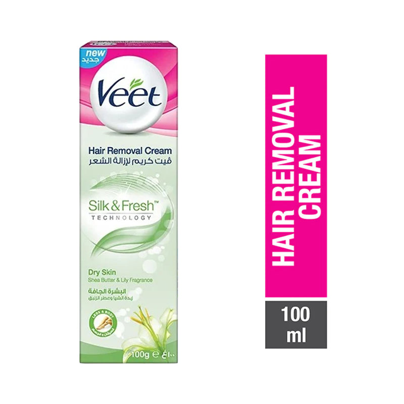 Veet Hair Removal Cream for Dry Skin Shea Butter & Lily 100ml