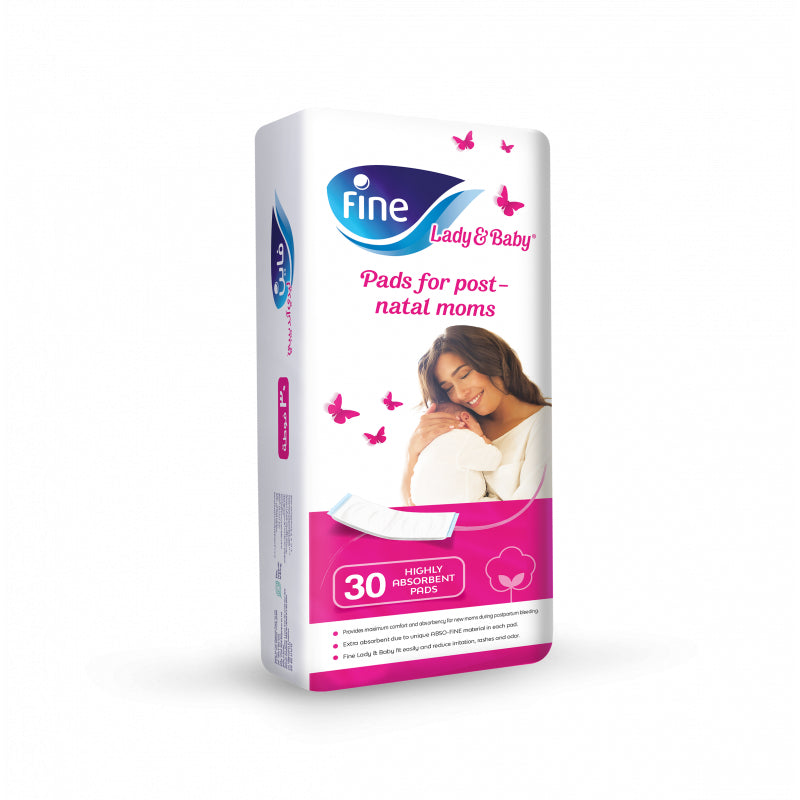 Fine Lady and Baby Diapers, 30 Pads