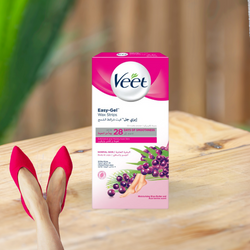 Veet ( Hair Remover ) Full Body Waxing Kit for Normal Skin berries 20 Pcs