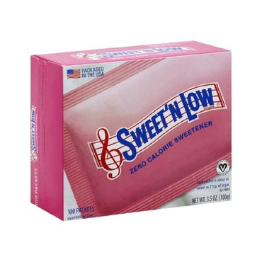 Sweet & Low Stevia 100 Pcs - Jebnalak - جبنالك